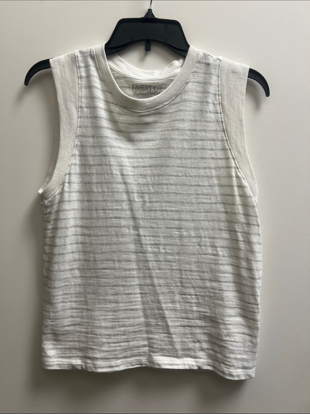 Faherty Sunwashed Striped Sleeveless Tank